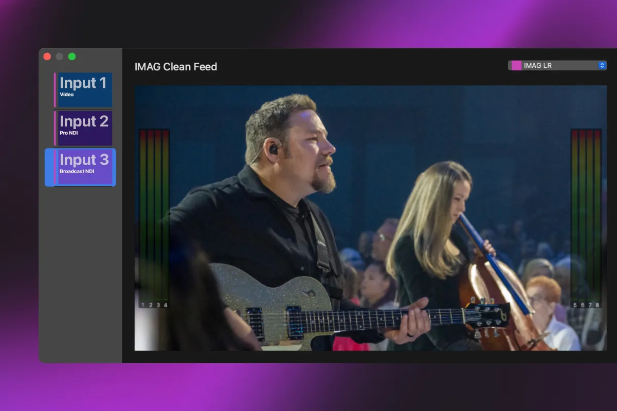 ProVideoPlayer 实时视频输入预览